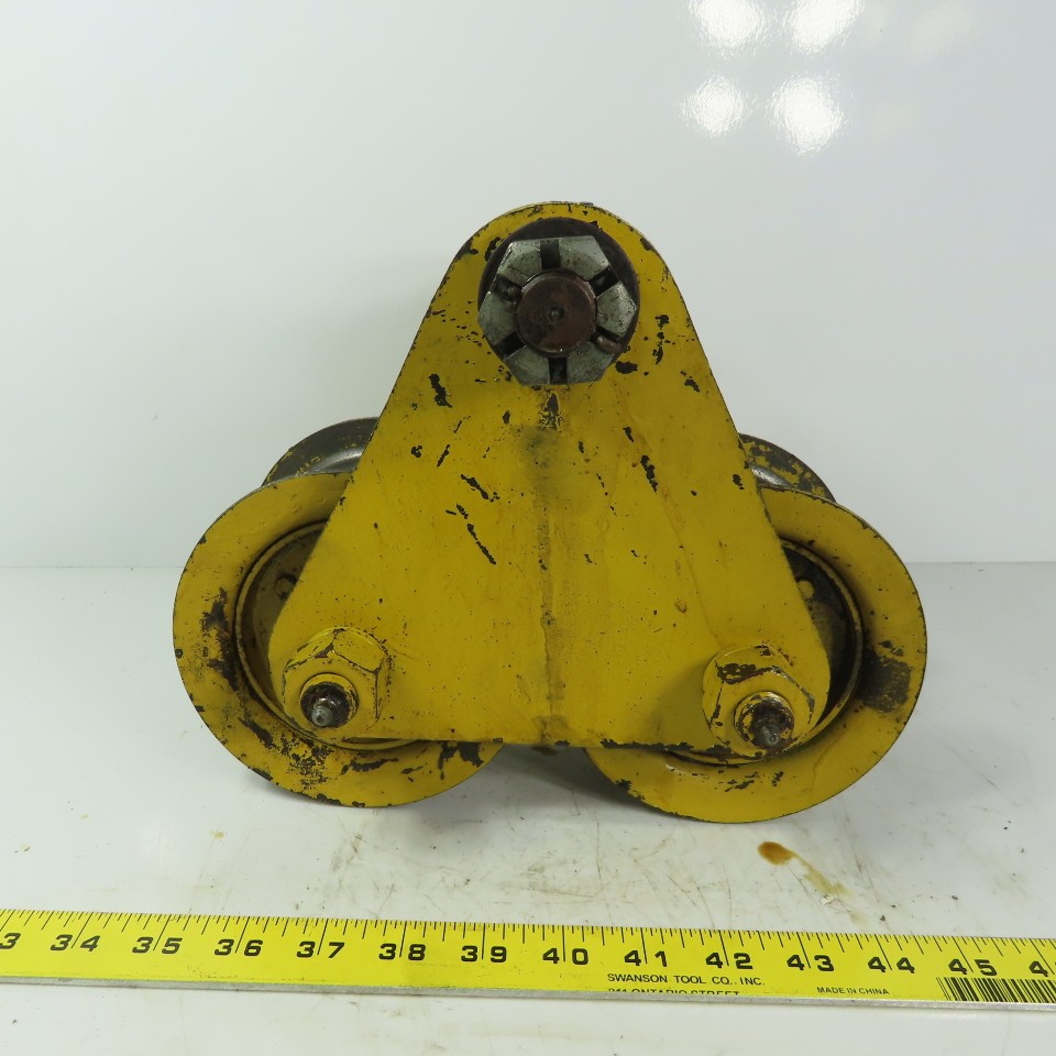 Budgit No. 82 Manual Push Pull Hoist Trolley 2" To 4-3/4" Flange 2000lb Capacity