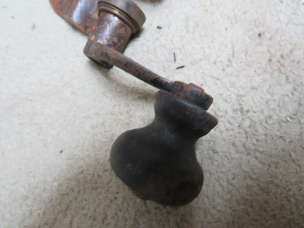 Antique Cast Iron Shot Gun Shell Reloader Roll Crimper Tool Handheld