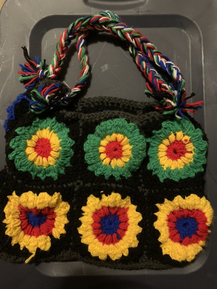 Vintage Hand Knitted Purse