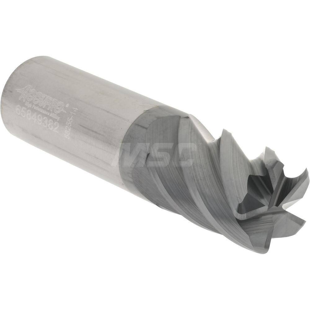 Accupro 3/4" Diam 5 Flute Single End Solid Carbide 0.06" Corner Radius End Mi...