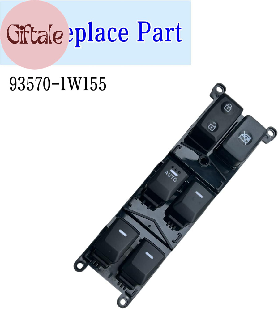 Power Window Master Switch Compatible with Kia Rio 2012 2013 2014 2015 Replace O