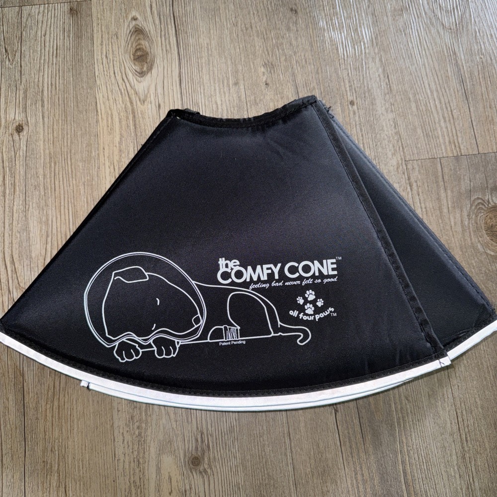 Original Comfy Cone for Post-Surgery Pets Size Large Waterproof & Comfortable