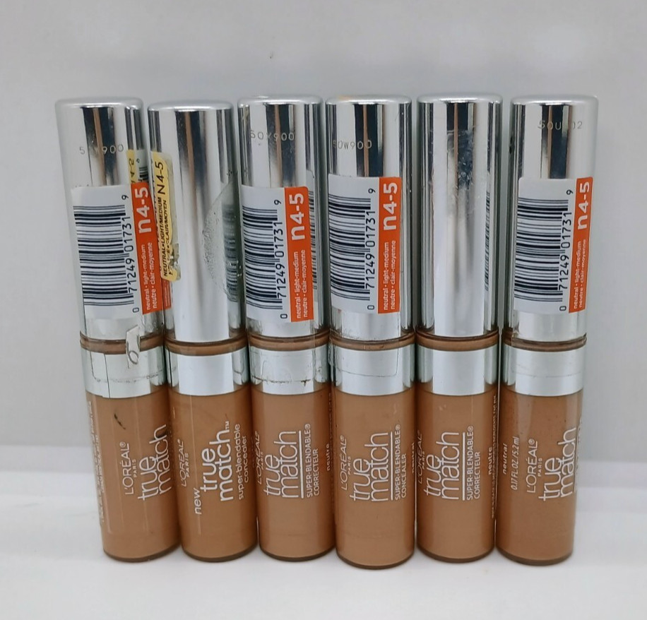 6  L'Oreal Paris True Match Super-Blendable Concealer Neutral Light-Medium N4-5