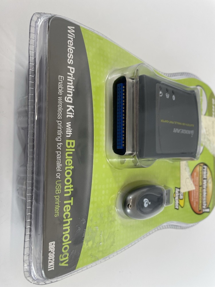 iogear Wireless Printing Kit Bluetooth GBP302KIT Combo Print Adapter Kit