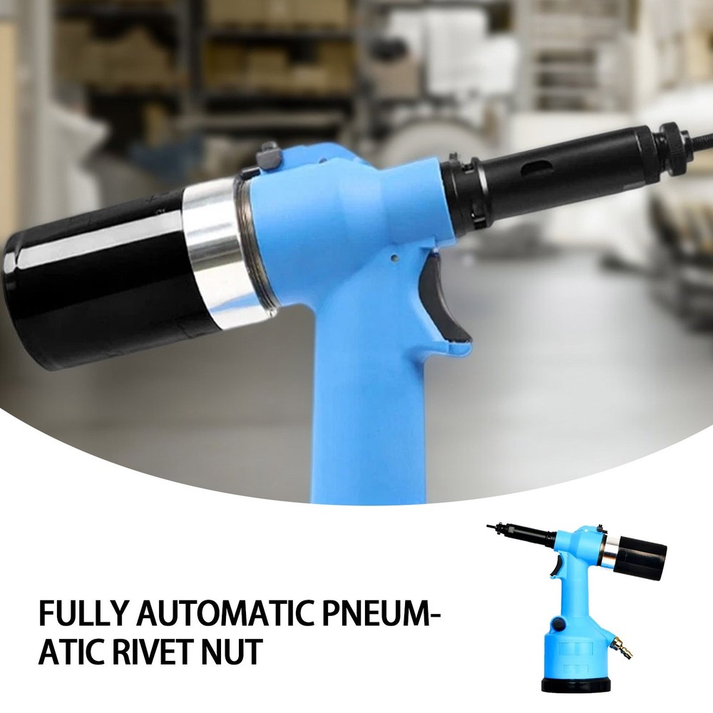 Pneumatic Rivet Nut Gun Rivnut Setting Gun Riveter Air Riveting Tool for M3-M12