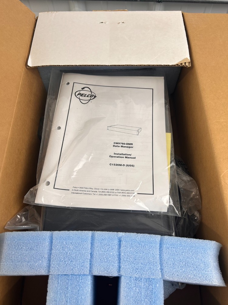 Pelco CM9760-DMR Data Manager Module New in Box