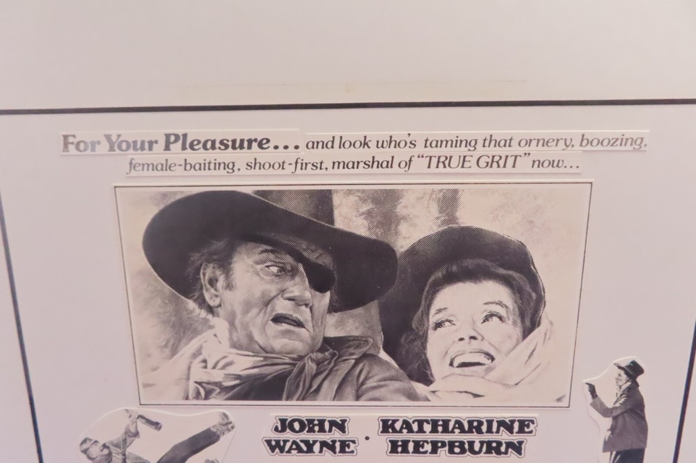 Universal Studios "Rooster Cogburn" Original 1975 Advertising Studio Art Proof