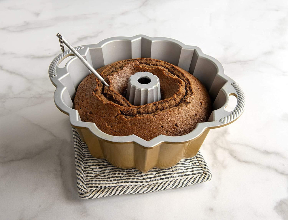 Bundt Reusable Cake Thermometer Silver