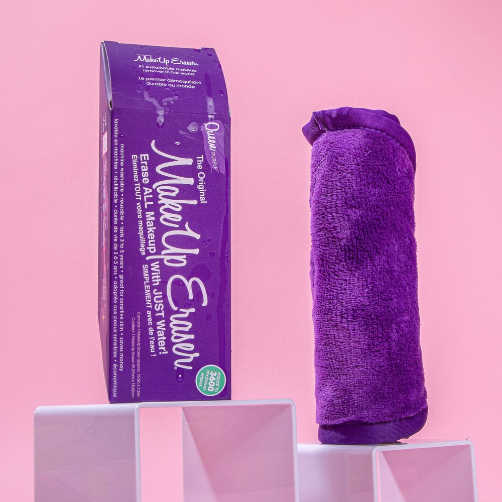 The Original MakeUp Eraser Full Size Queen Purple Machine Washable