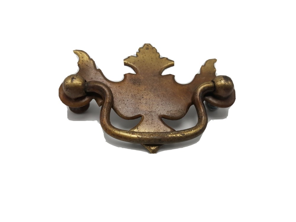 Vintage Ornamental Antique Brass Drawer Pulls