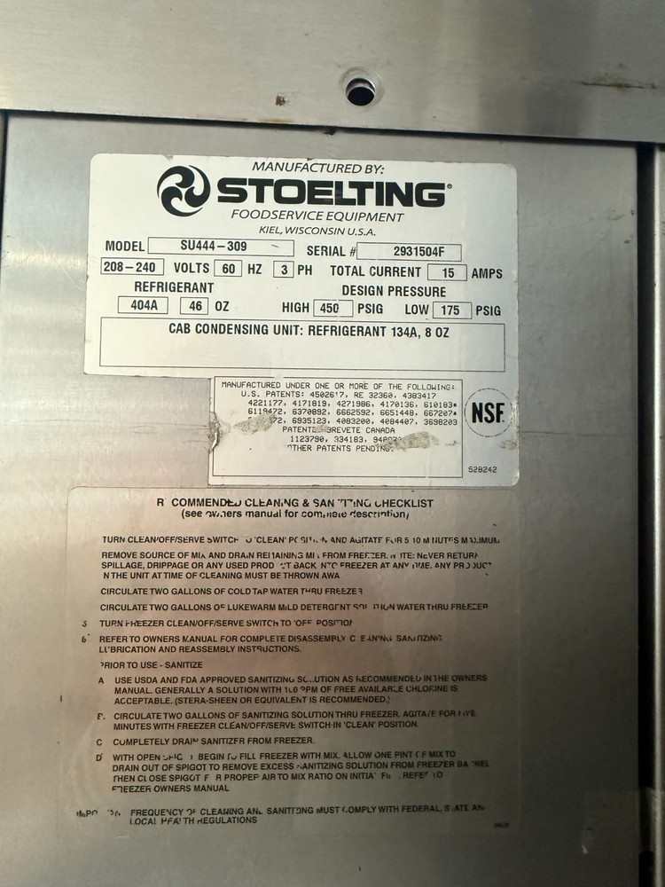 Stoelting Ice Cream Machine