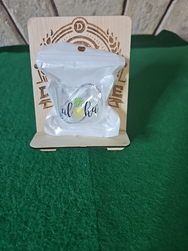 Aloha Airpod Case / Clear Plastic / In Original Packaging