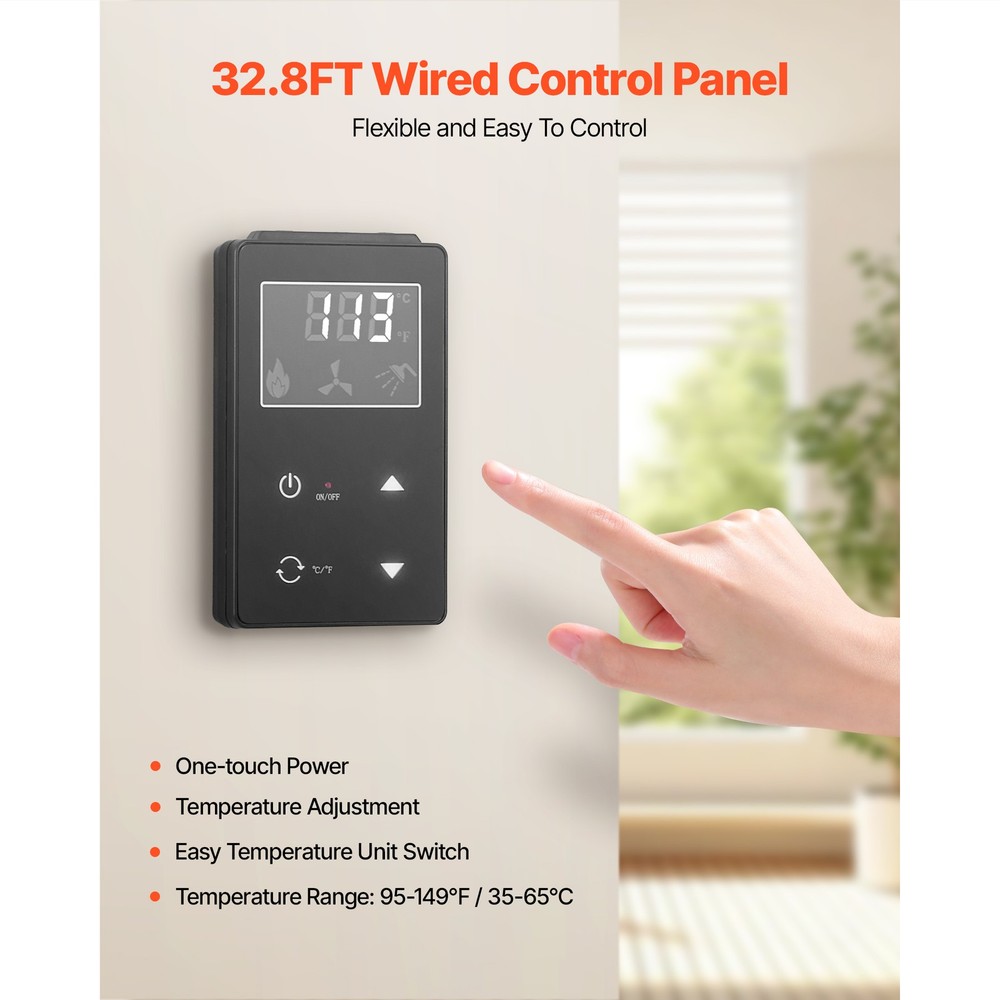 Uimoso Propane Tankless Water Heater 5.3Gal 120000 BTU Smart Temp Control