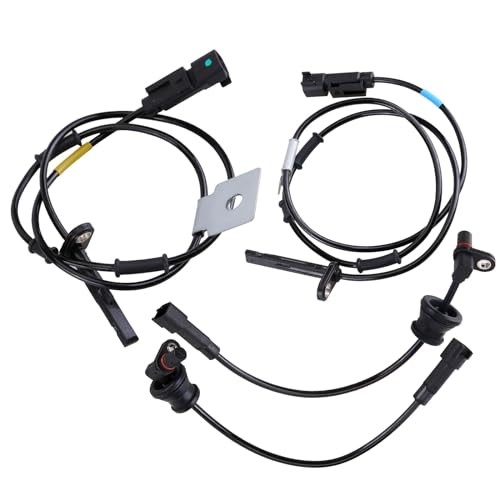 ABS Wheel Speed Sensor 4Pcs Front Rear Right & Left Fit 2010-2017 for Chevy