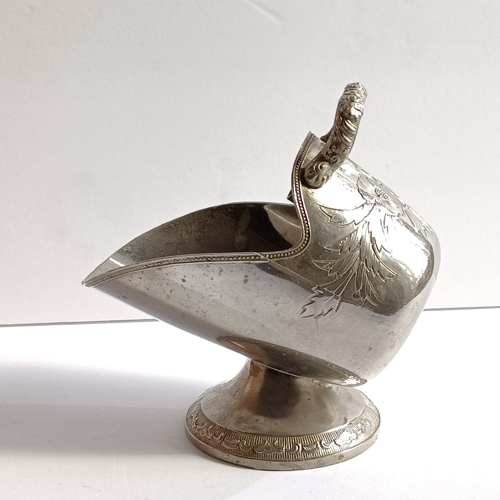 Antique Silverplated Sugar Scuttle No Scoop