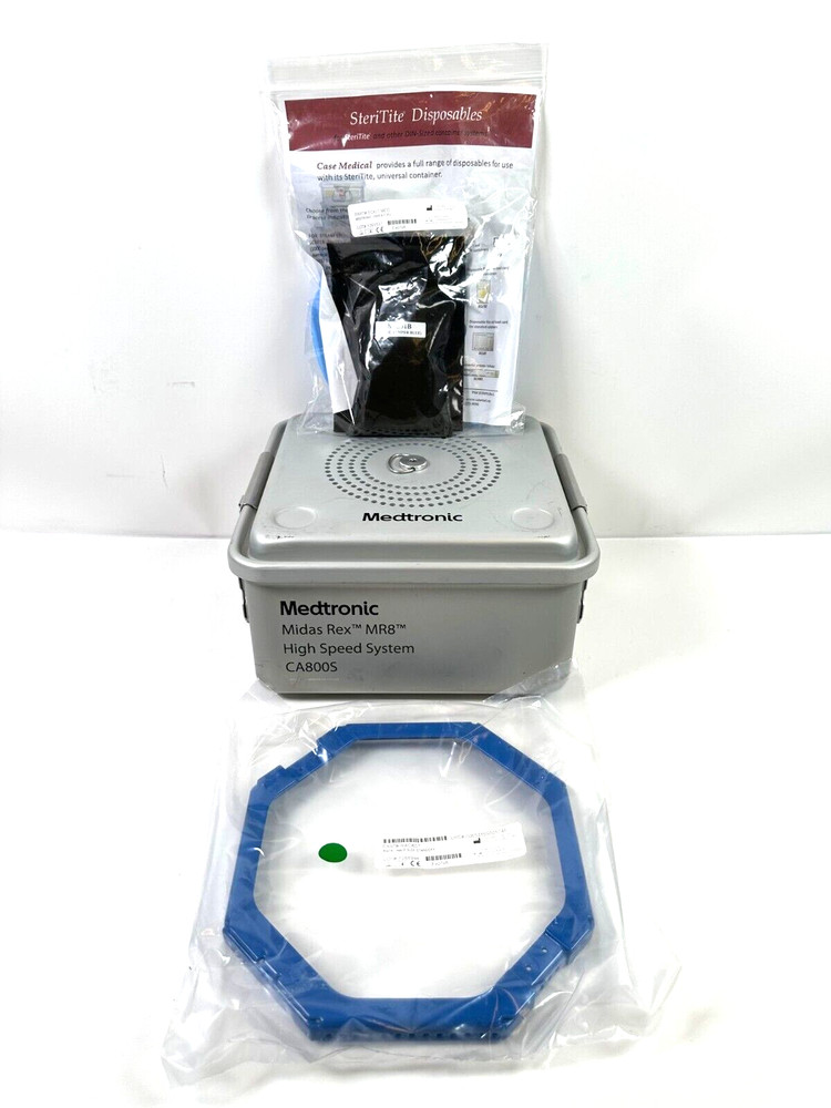 Medtronic CA800S Midas Rex MR8 Sterilization Case High Speed System
