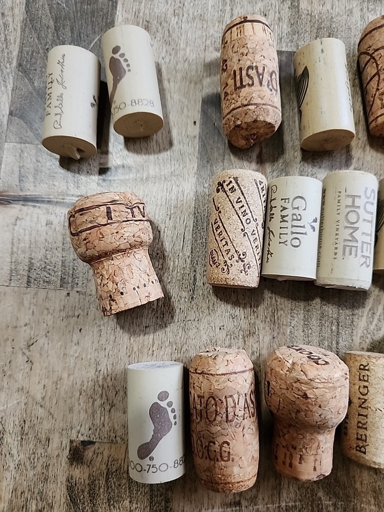 30 Wine Corks In A Glass