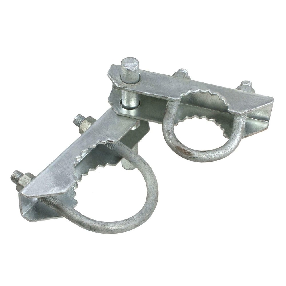 Chain Link 3" [2 7/8" OD] Industrial Offset 180 Degree Hinge (2 Pack)