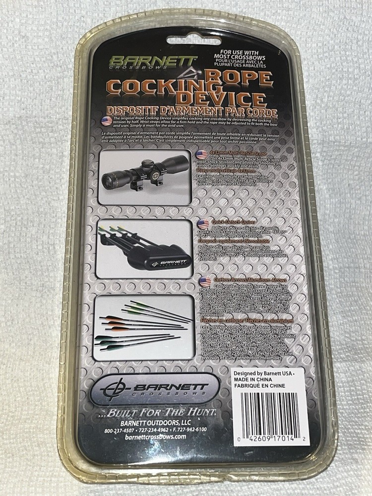Barnett Rope Cocking Device