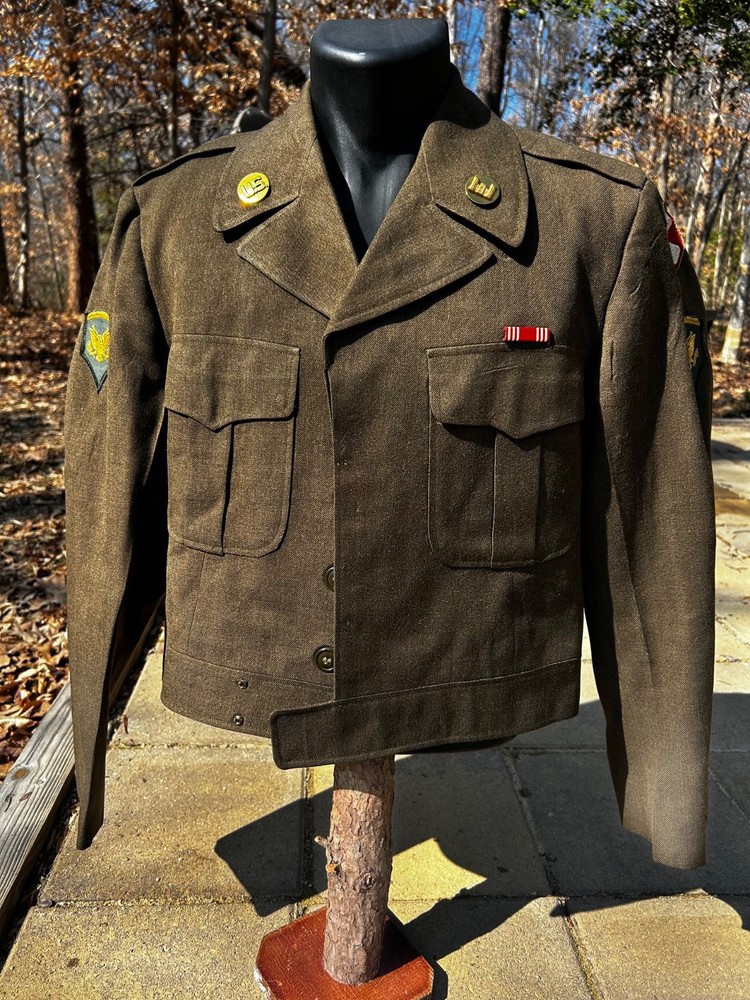 Korean War Era Engineer Ike Eisenhower Jacket Size 40 Regular