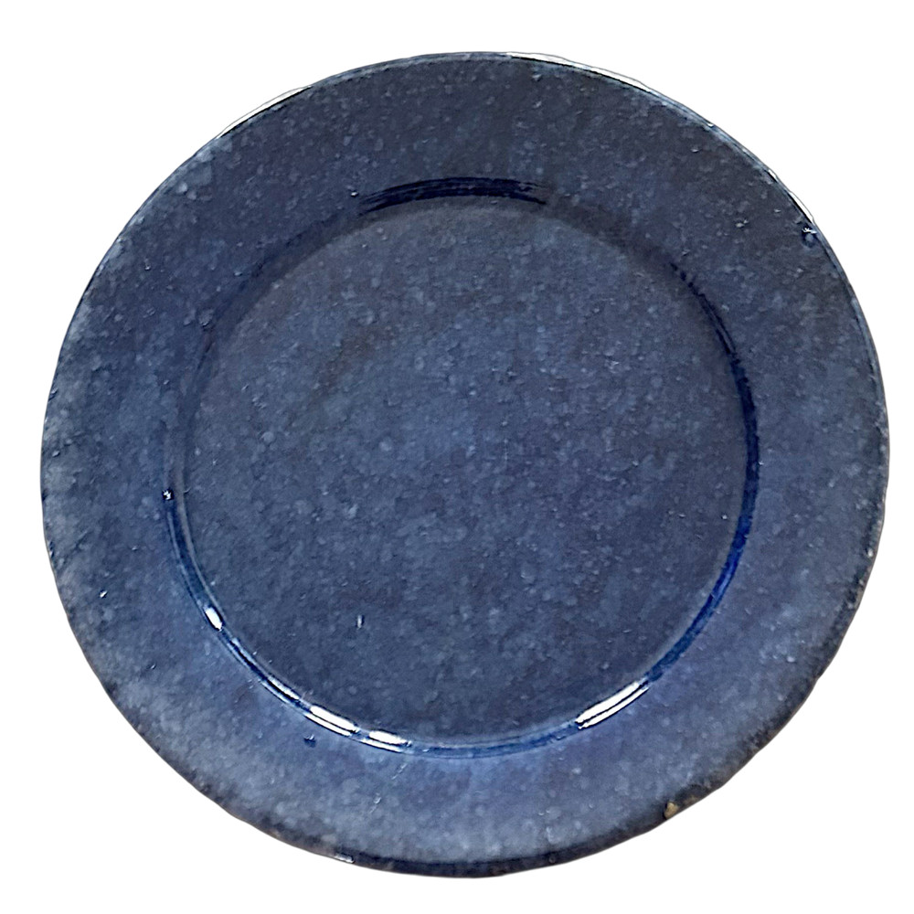 Blue Ceramic Round Coaster (set of 5) Marble Look