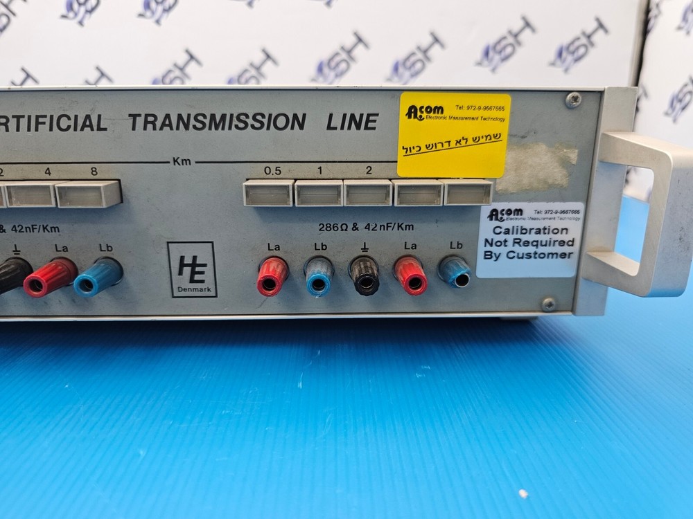 F. Hasselriis 001 ARTIFICIAL TRANSMISSION LINE