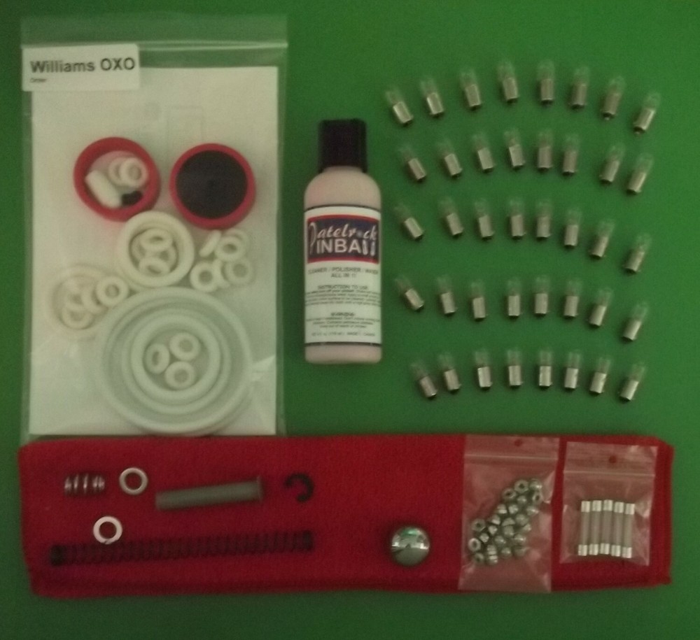 1973 Williams OXO Pinball Machine Maintenance Super Kit