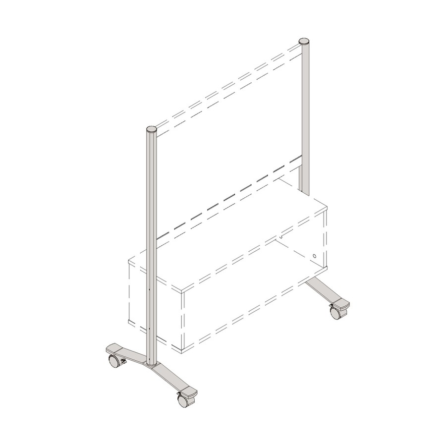 Lorell Adaptable Panel Legs (llr-90272) (llr90272)