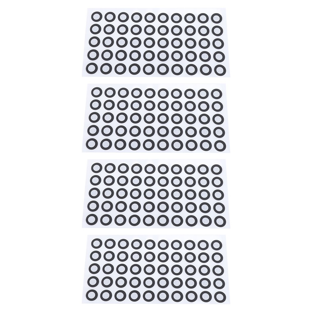500Pcs Scanning Marker 6mm ID 10mm OD Reference Point Diffuse Reflection Part