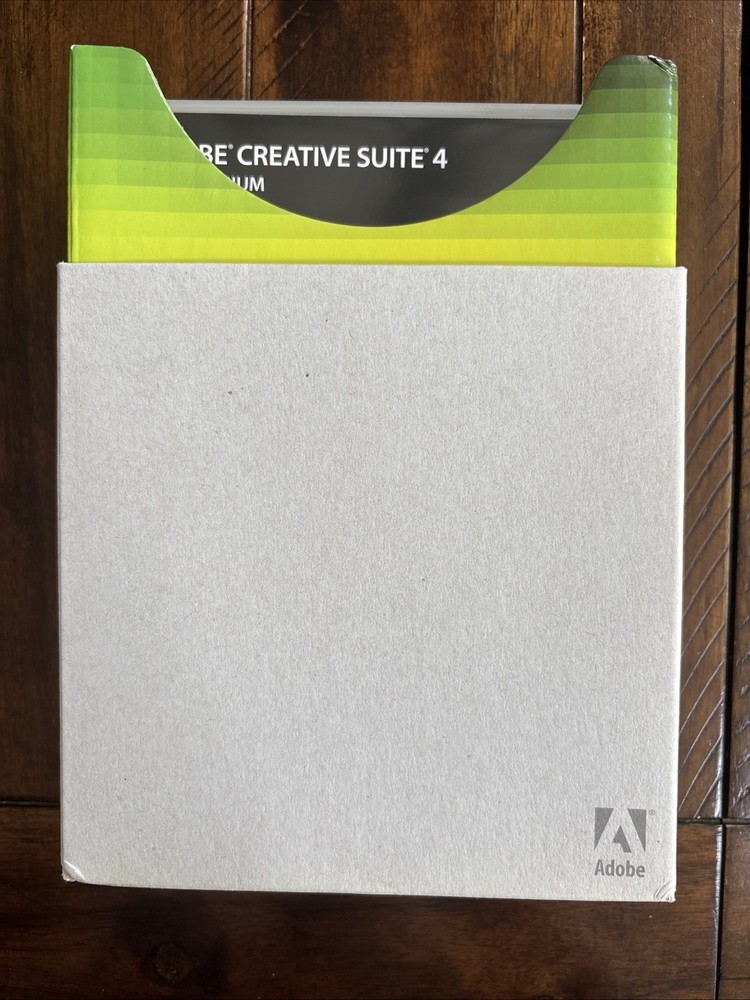 Adobe CS4 web Premium Windows Student Pack MOE Singapore CIB Slipcover