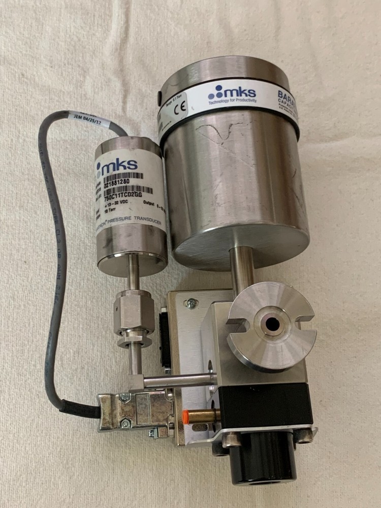 MKS Baratron Capacitance Manometer CV7627D-05 Baratron Isolation System