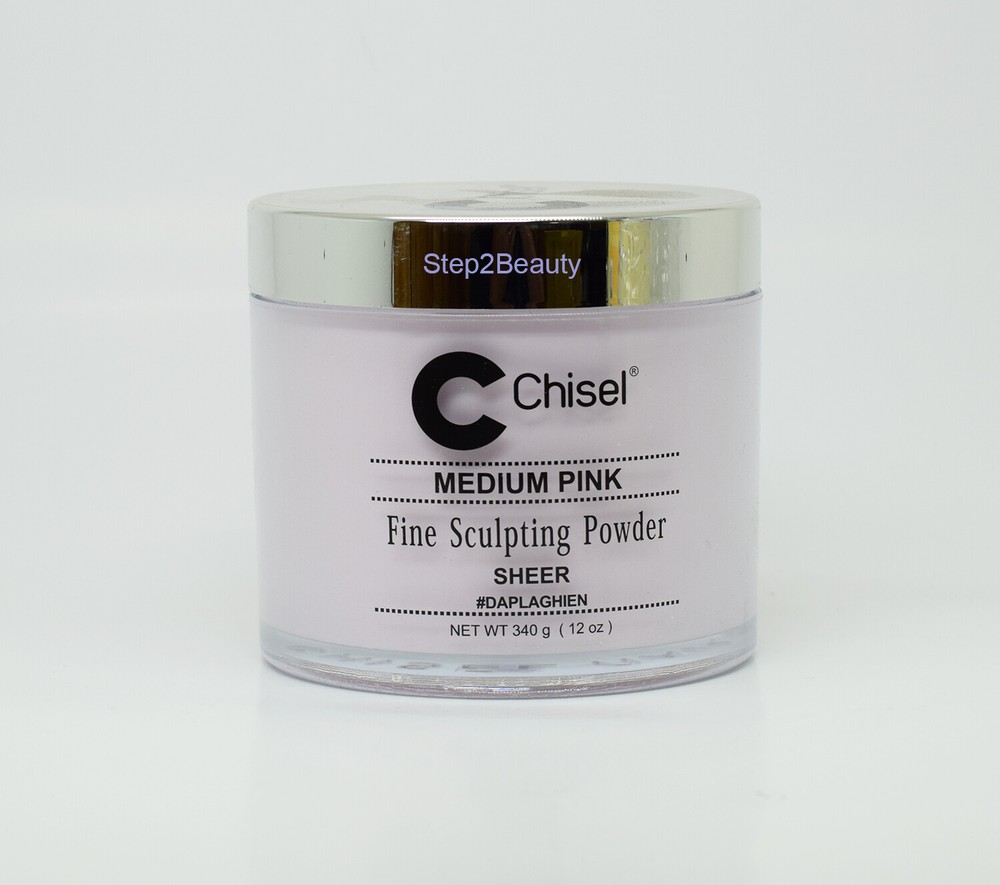 Chisel Fine Sculpting Powder #DAPLAGHIEN 12 Oz - MEDIUM PINK Sheer