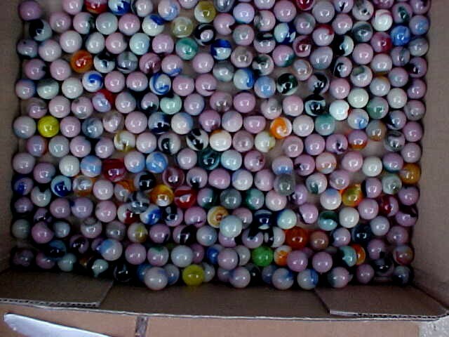 100 MIXED JABO UV REACTIVE GLASS MARBLES . $54.99