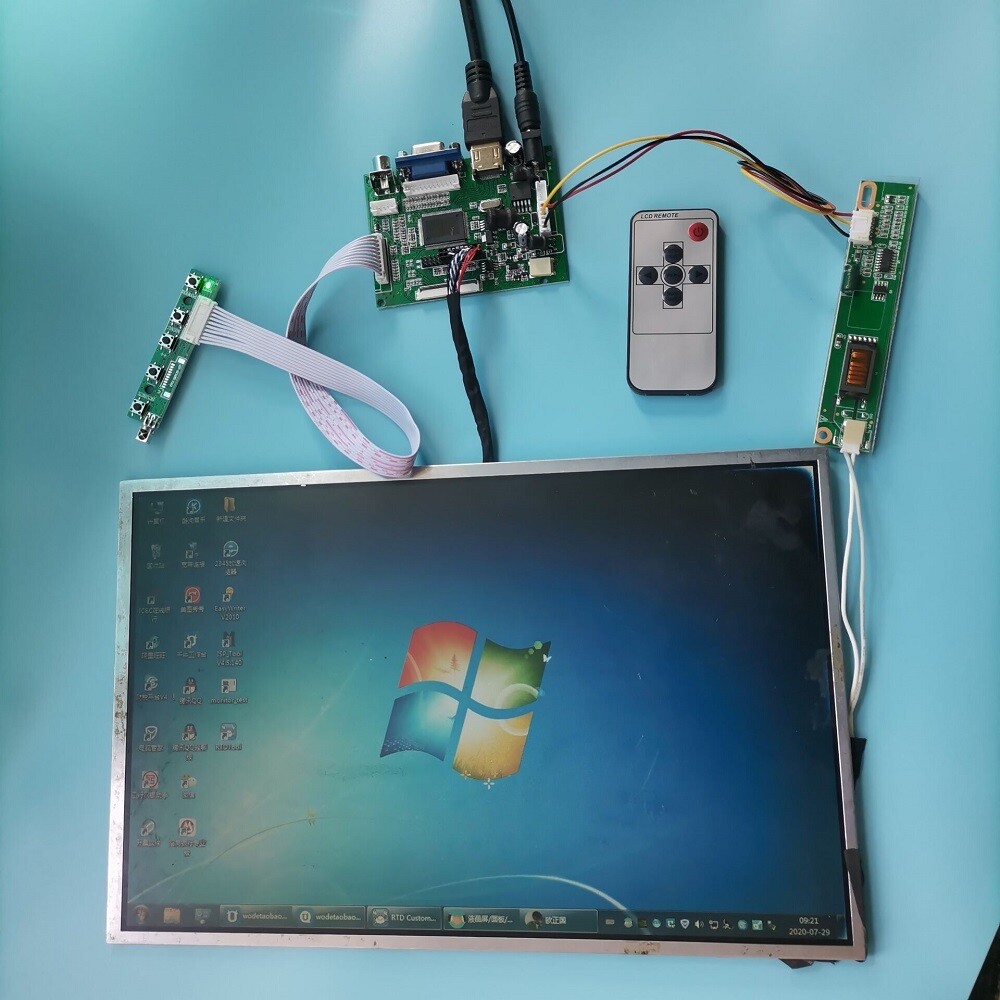 For HT150X02-100 1024X768 panel Controller Board kit HDMI VGA 2AV LCD Screen