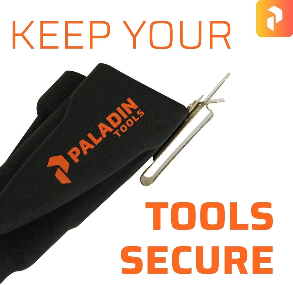 Complete DataComm Technicians Tool Kit with LED Light & Quick-Release Holster