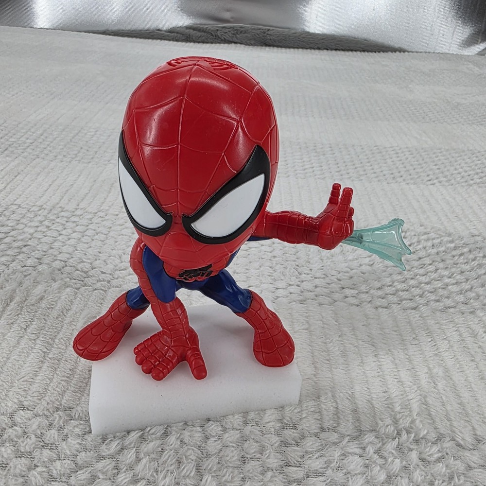 Bop It! Marvel Spider-Man Edition Electronic Game Spidey Figure Tested & Working