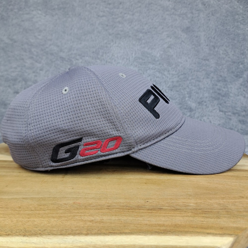 Ping Hat Cap Strap Back Gray G20 Golf Golfer Casual Adjustable Mens