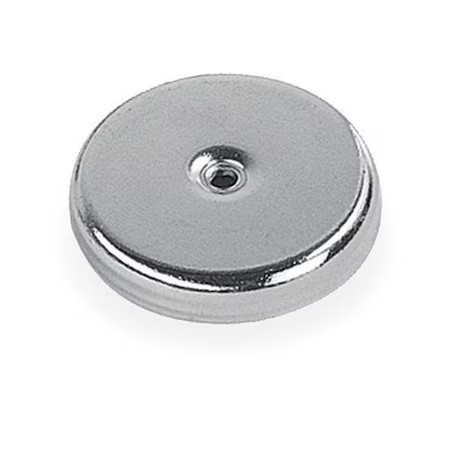 Round Base Magnet, 12 Lb. Pull,  3Dxx7