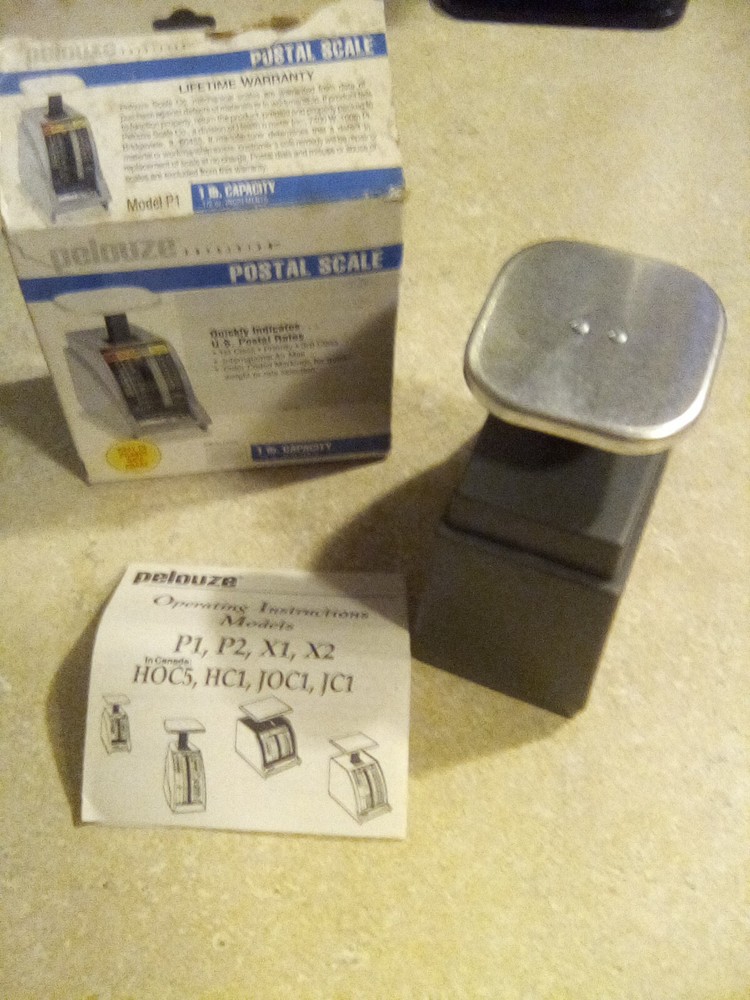 Pelouze P1 Postal Scale 1lb Capacity