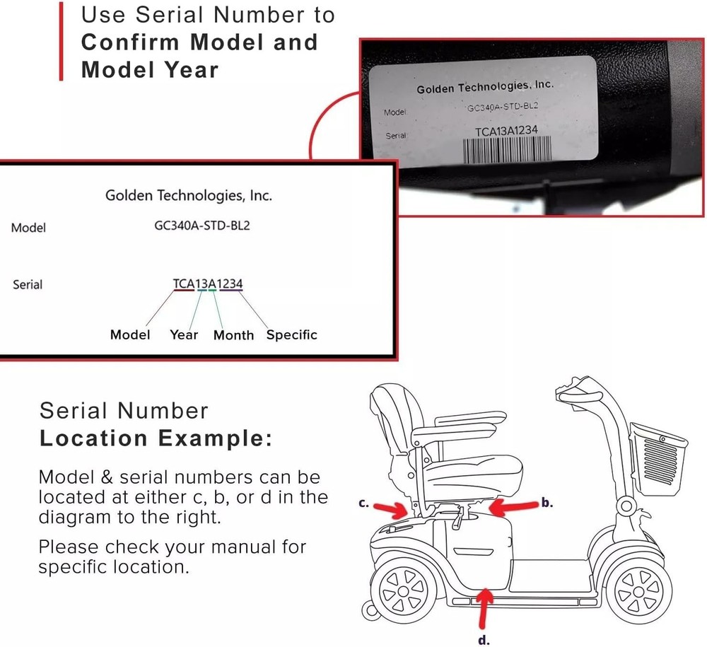 OEM Replacement Key for Golden Technologies Mobility Scooters - Secure Your Ride