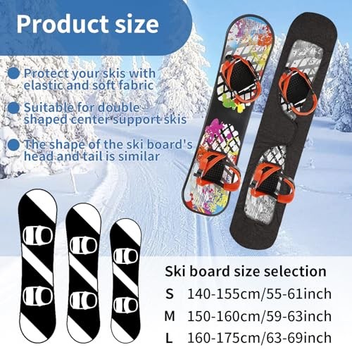 Snowboard Sleeve Soft Cover Case,Adjustable Snowboard Protection