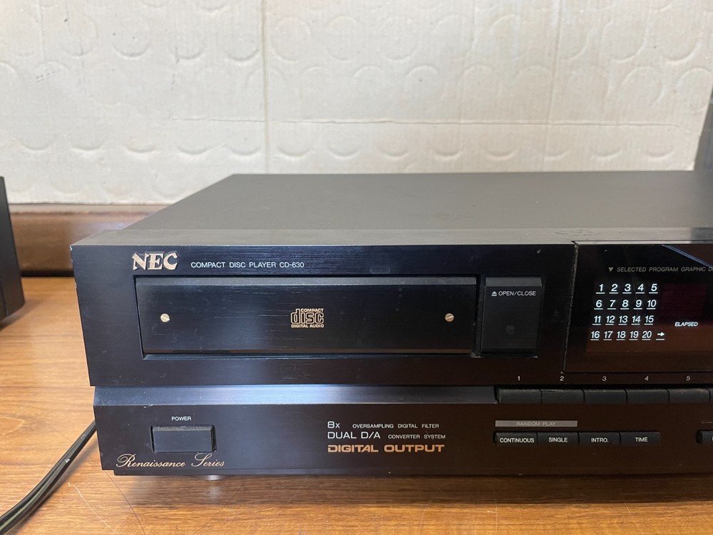 NEC Compact Disc Player CD-630 Black CD Player *