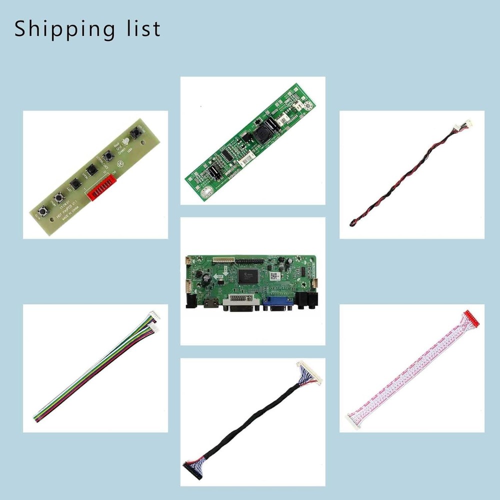 Touchscreen LCD Controller Board for 1920x1080 VGA DVI Compatible Screens