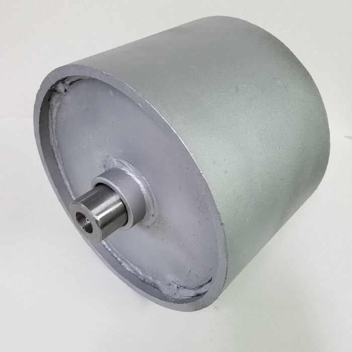 10" x 8" Ground Roller with Axle for Roll Off Containers