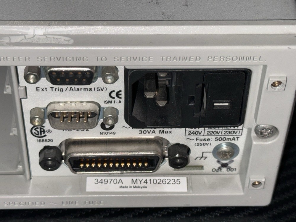 Agilent 34970A Data Acquisition Switch Unit