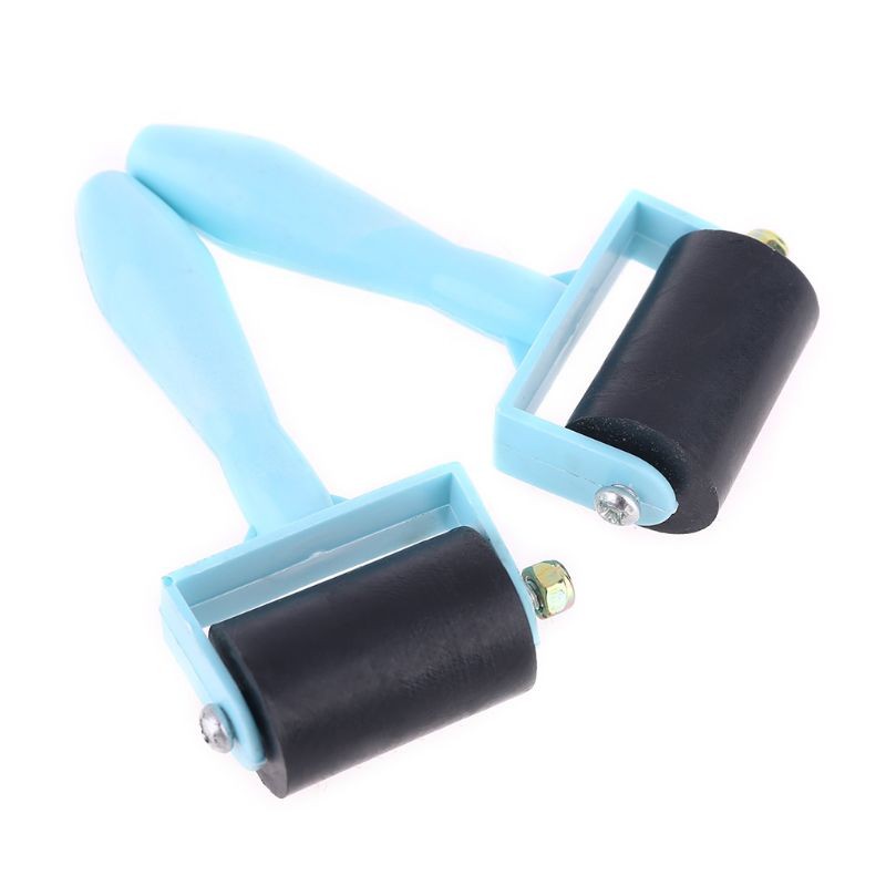 2Pcs Nonslip Tape Construction Tool Rubber roller for Printmaking