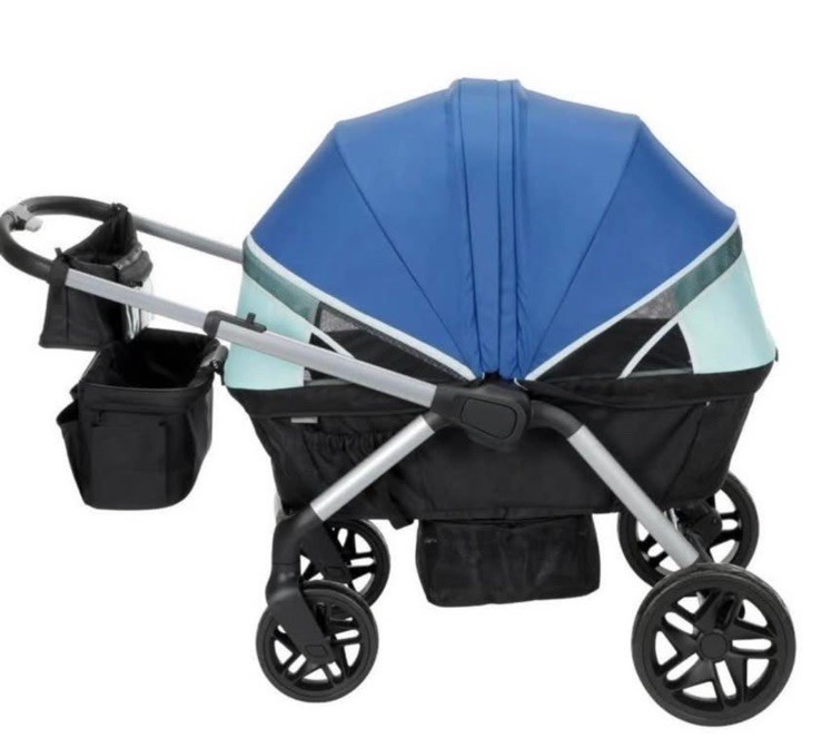 Safety 1st Summit Wagon Stroller All-Terrain 3-Mode Folding Push/Pull Blue