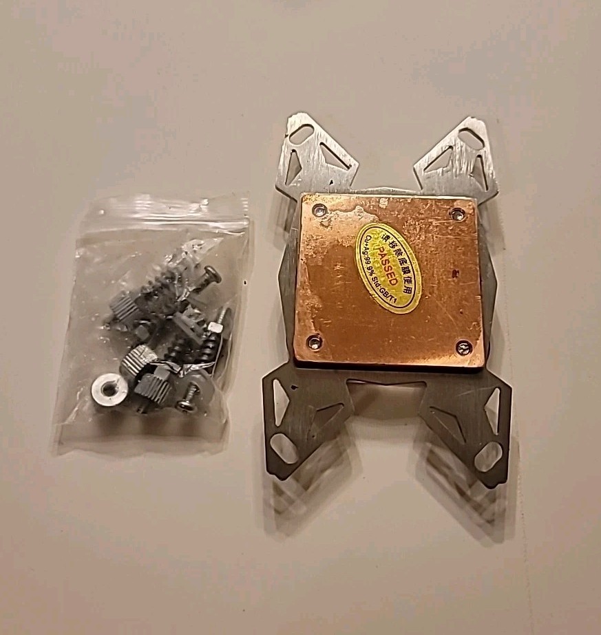 CPU Waterblock Clear Acrylic