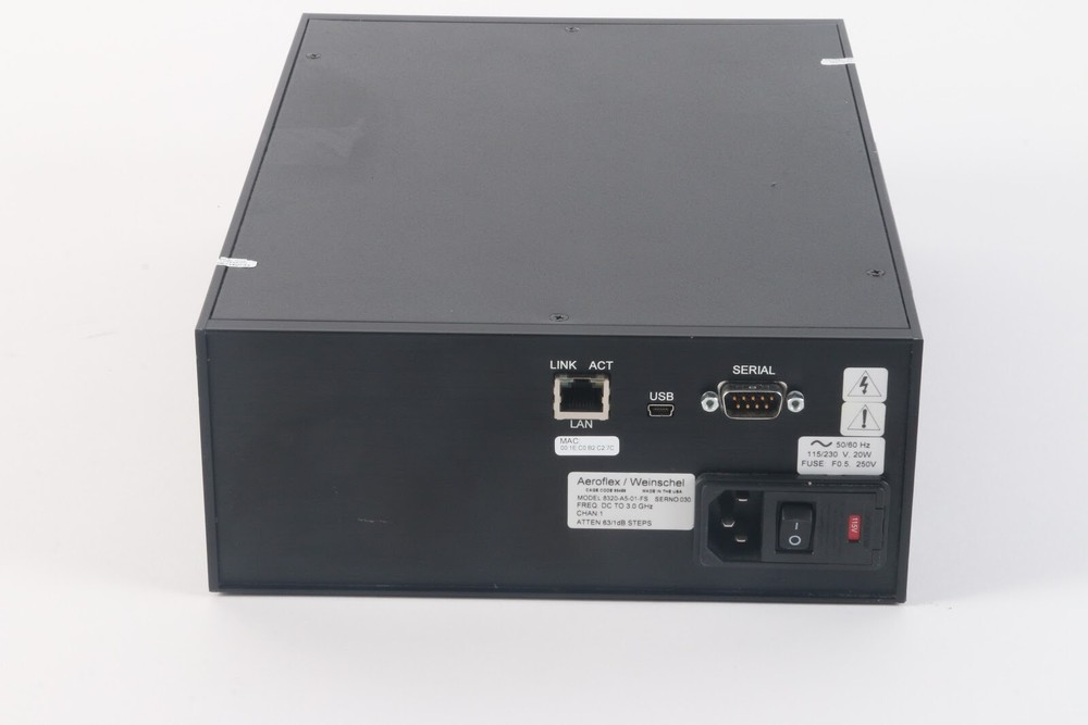 Aeroflex/ Weinschel 8320 Programmable RF Attenuation Unit