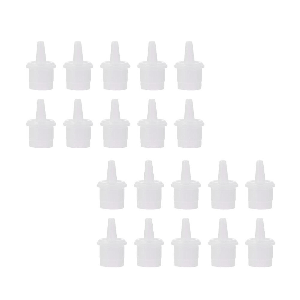 60PCS Spray Nozzle Durable Glue Bottle Caps Nozzle Replacement Caps Eyelash